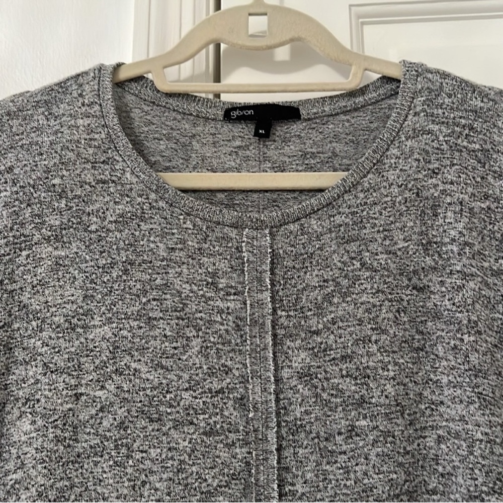 Gibson Gray Tunic Sweater XL - Picture 4 of 10